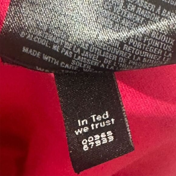 Ted Baker London Pink Strappy Bodycon Mini Dress Size 3 (US 8) Y2K Glam Party - Picture 8 of 8